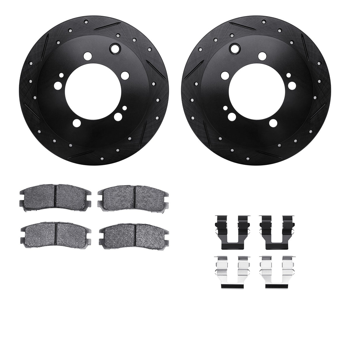 Dynamic Friction Company Disc Brake Kit 8512-72052