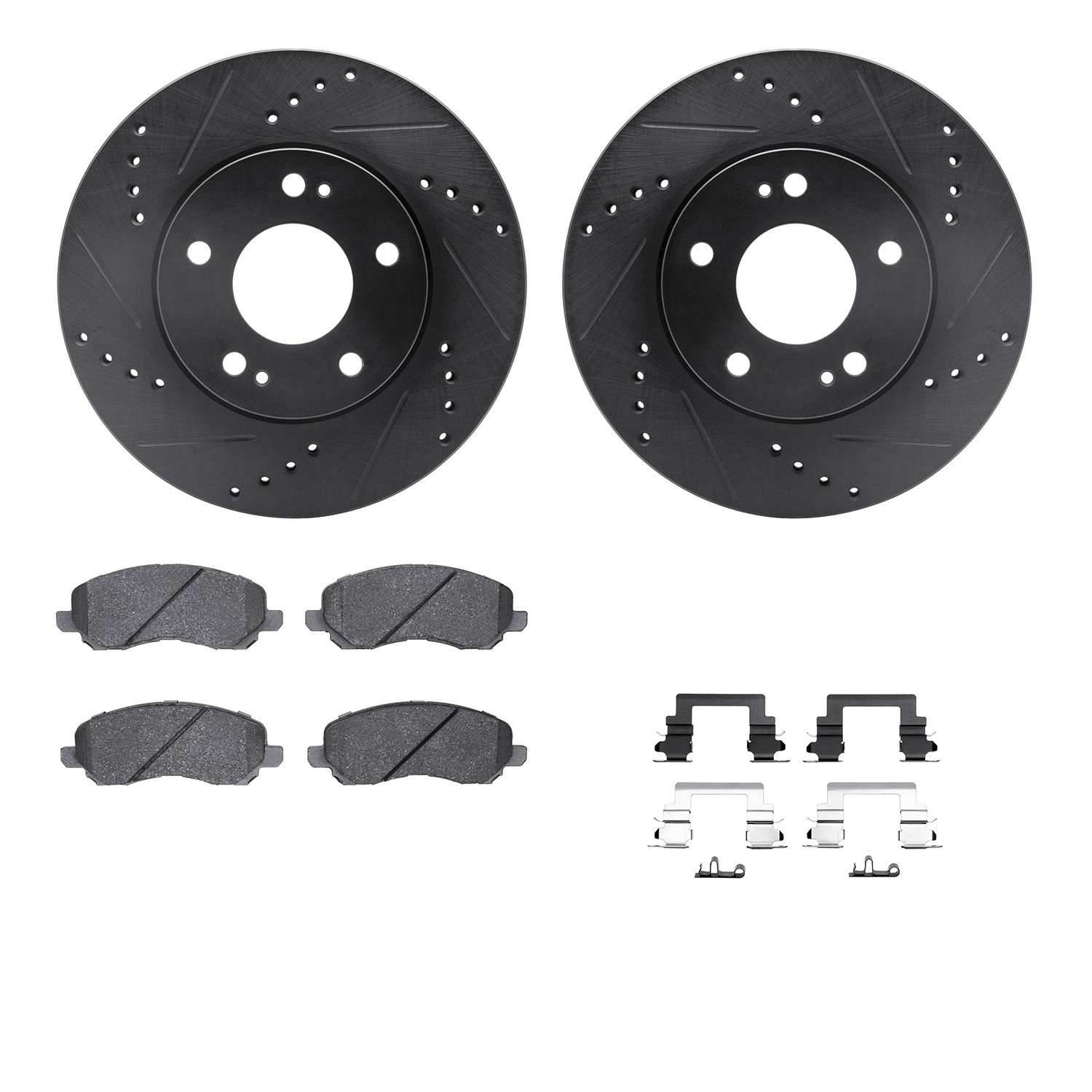 Dynamic Friction Company Disc Brake Kit 8512-72068