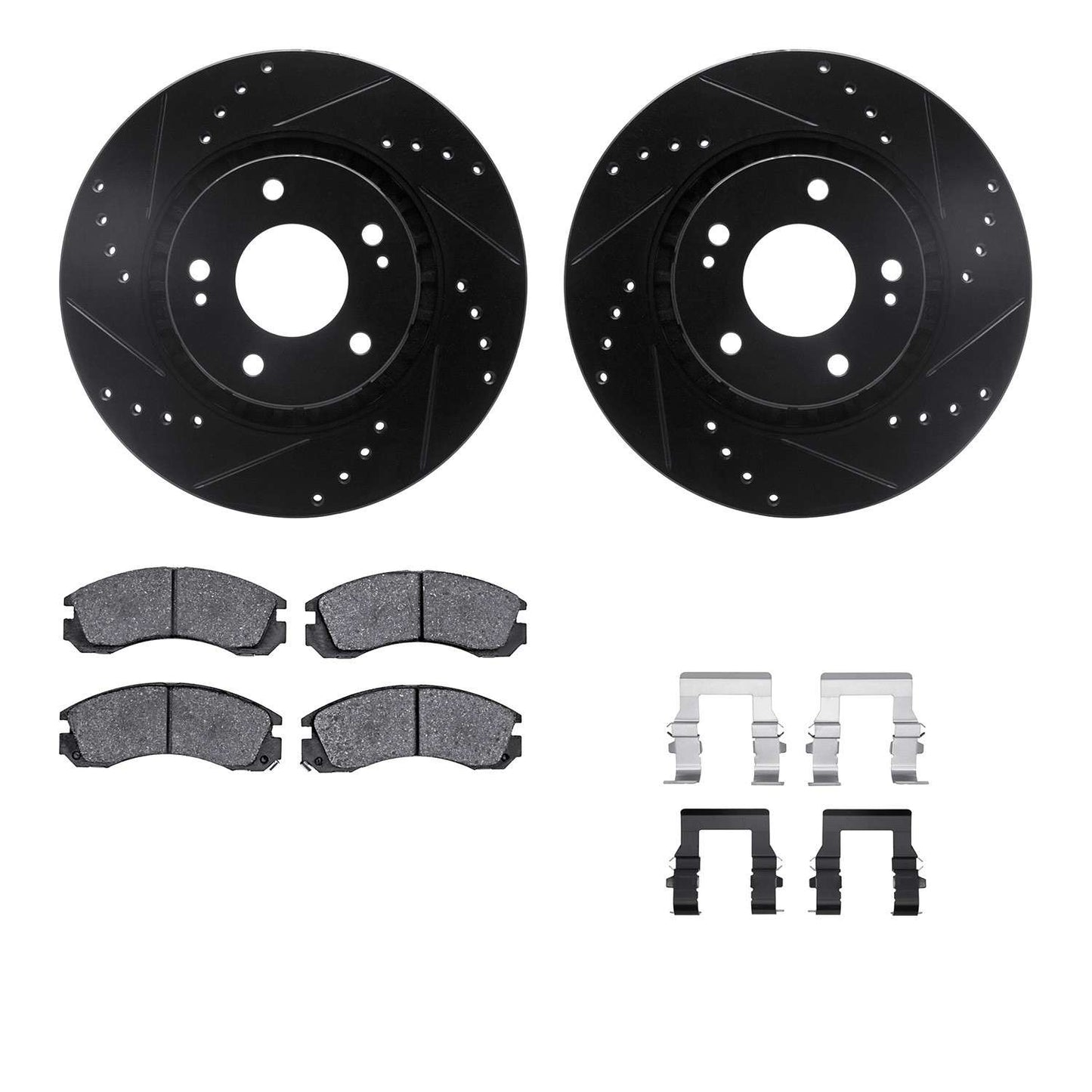 Dynamic Friction Company Disc Brake Kit 8512-72076
