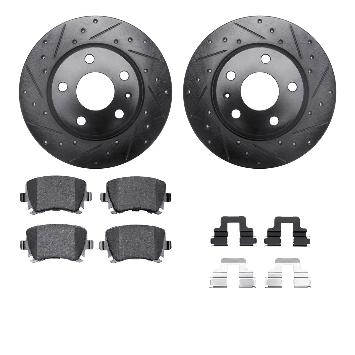 Dynamic Friction Company Disc Brake Kit 8512-73062