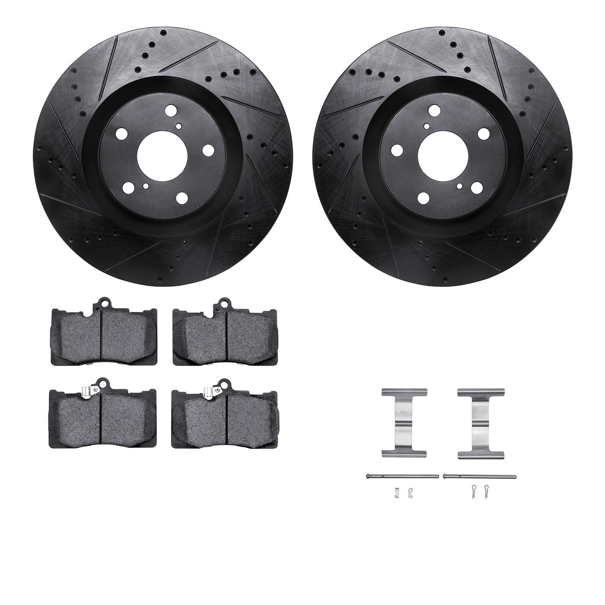 Dynamic Friction Company Disc Brake Kit 8512-75124