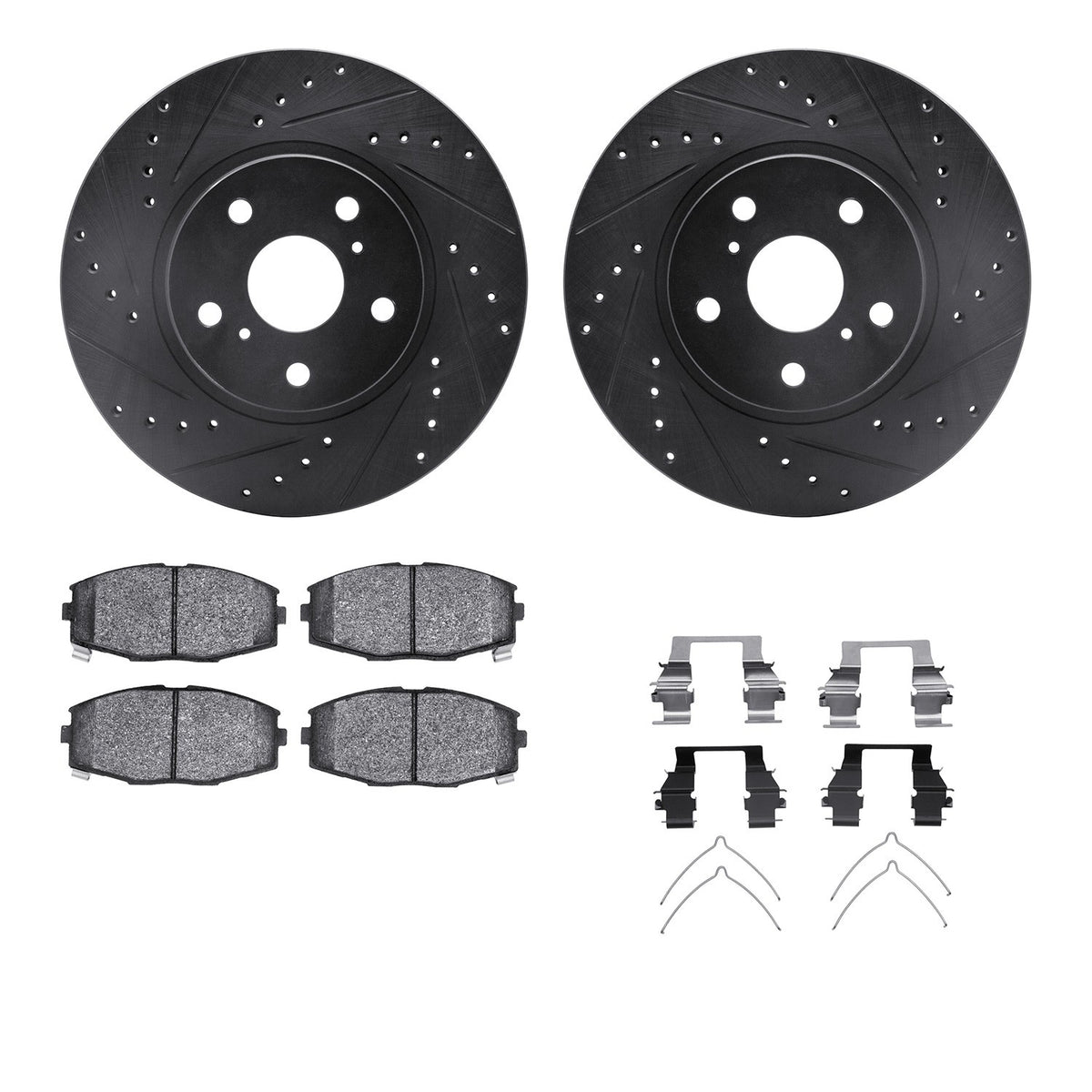 Dynamic Friction Company Disc Brake Kit 8512-76021