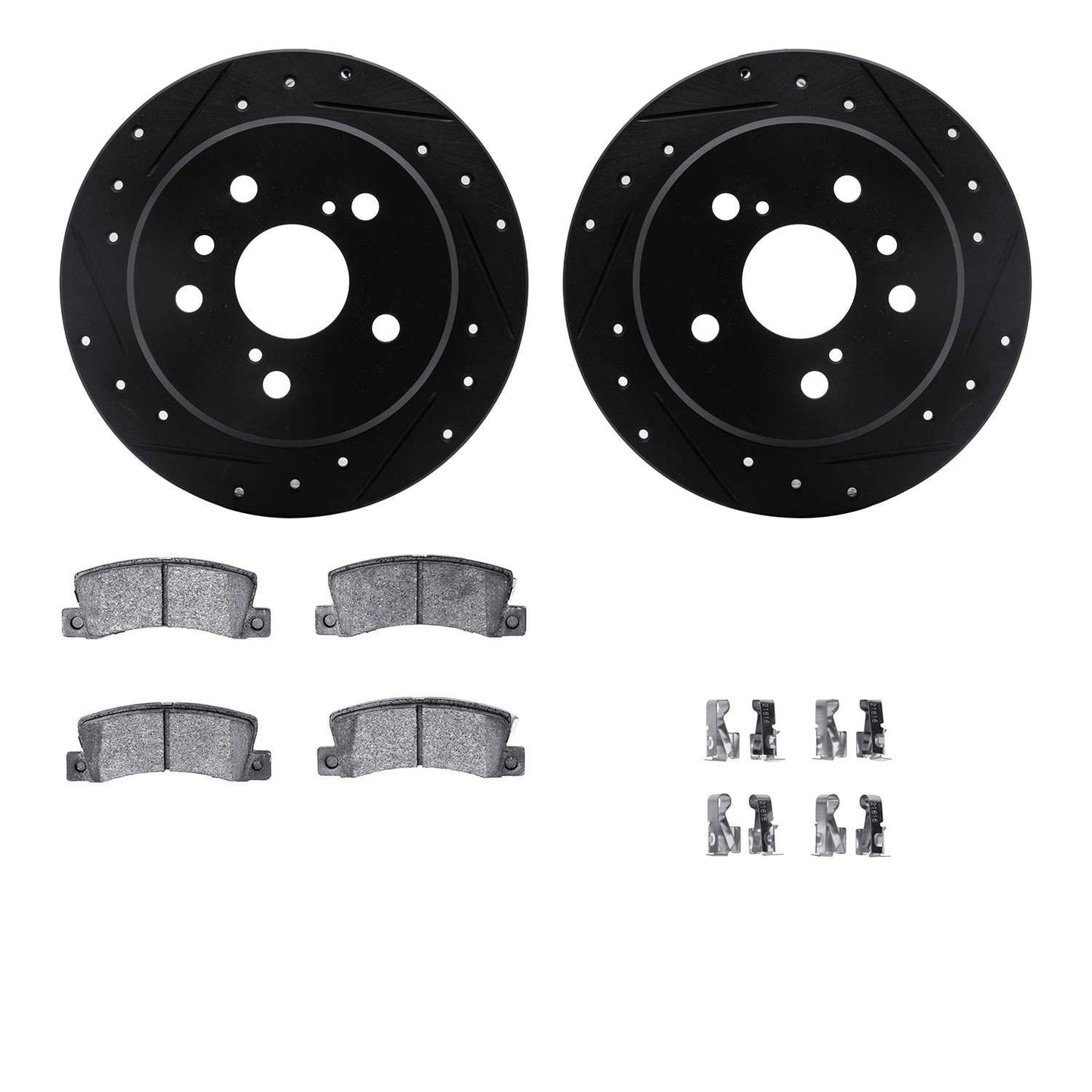 Dynamic Friction Company Disc Brake Kit 8512-76056