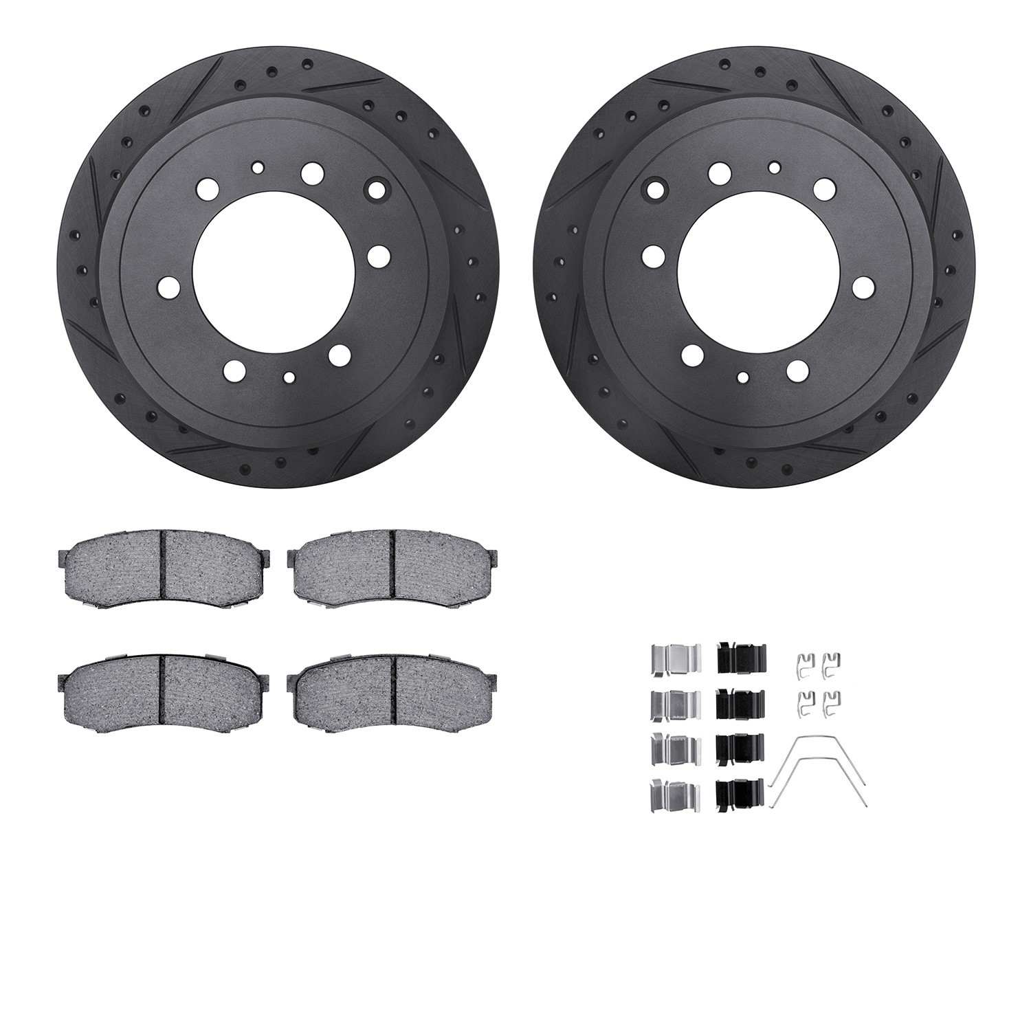 Dynamic Friction Company Disc Brake Kit 8512-76098