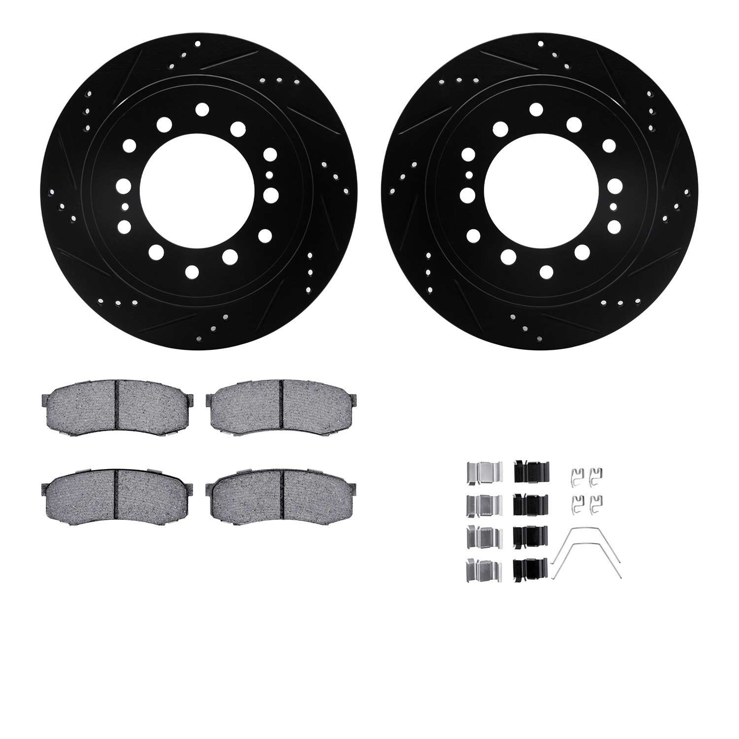 Dynamic Friction Company Disc Brake Kit 8512-76100