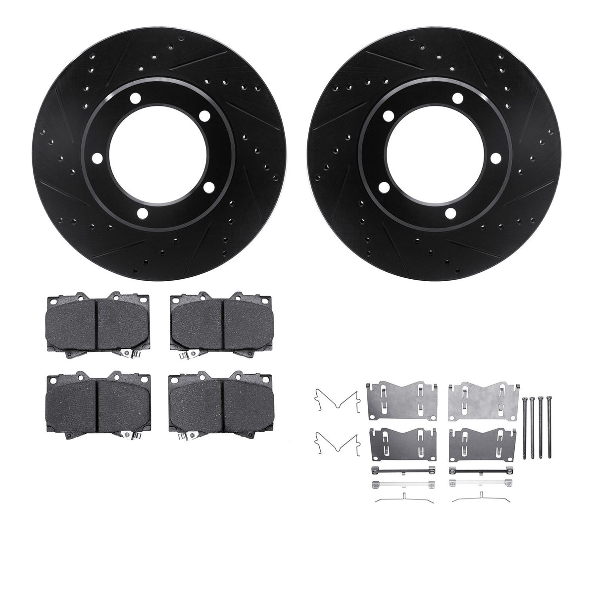 Dynamic Friction Company Disc Brake Kit 8512-76115