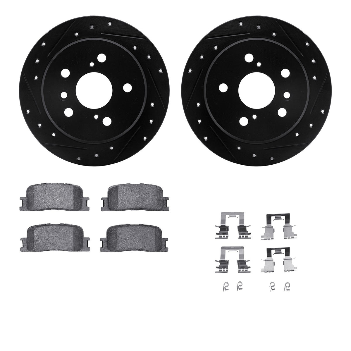 Dynamic Friction Company Disc Brake Kit 8512-76122