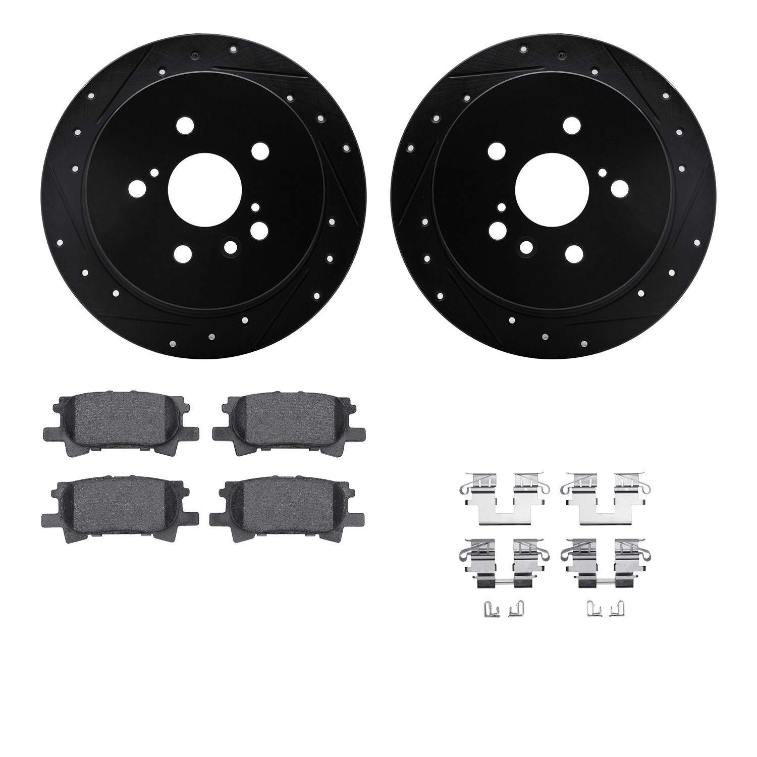 Dynamic Friction Company Disc Brake Kit 8512-76150