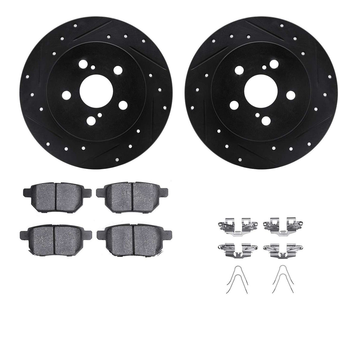 Dynamic Friction Company Disc Brake Kit 8512-76155