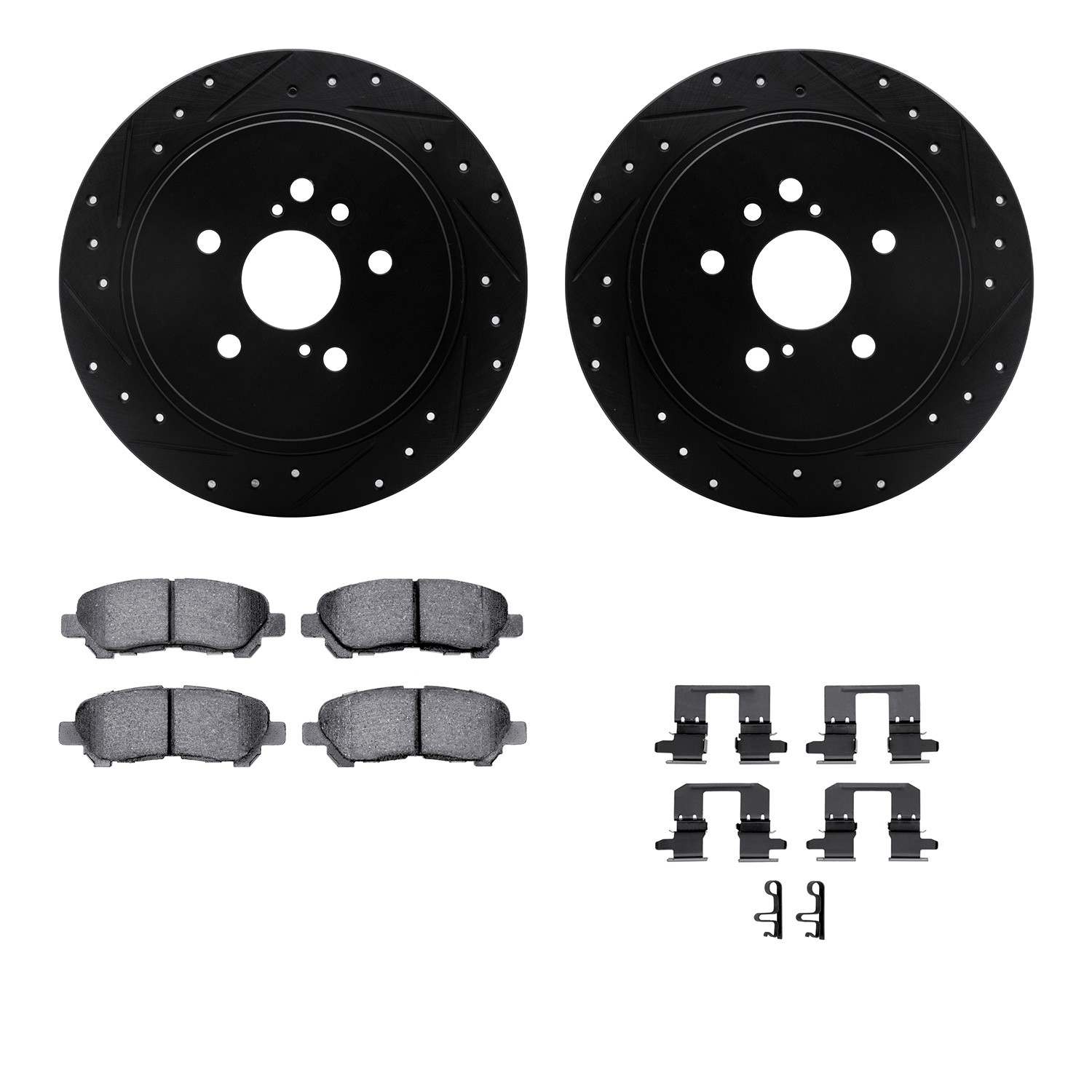 Dynamic Friction Company Disc Brake Kit 8512-76165