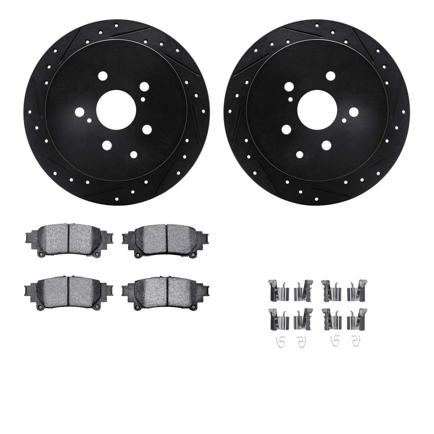 Dynamic Friction Company Disc Brake Kit 8512-76167