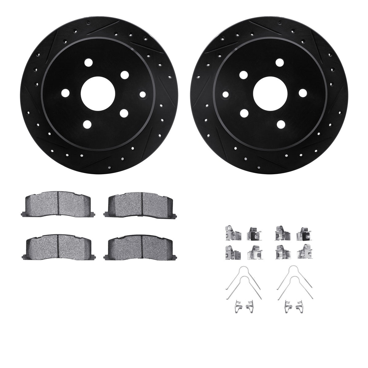 Dynamic Friction Company Disc Brake Kit 8512-76180