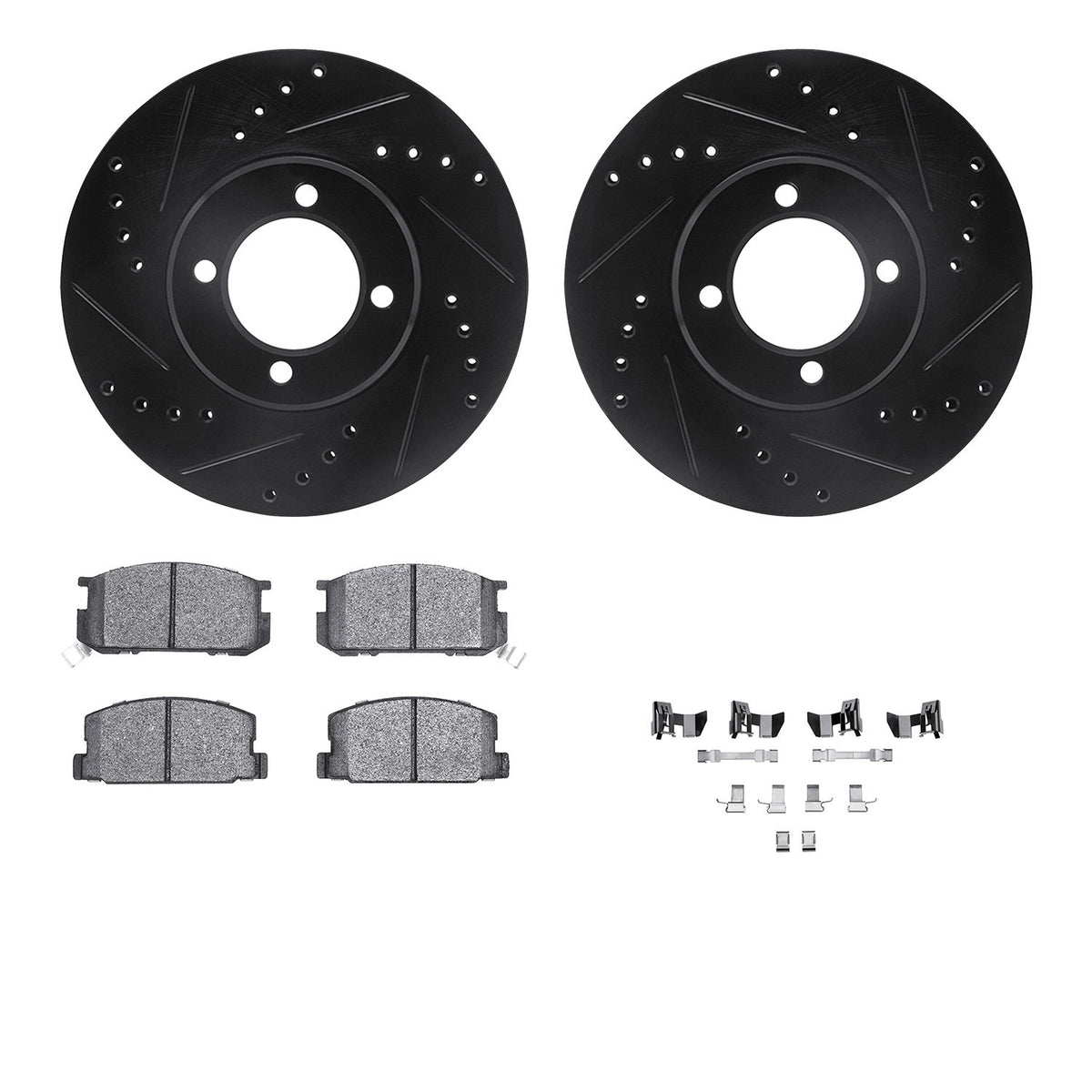 Dynamic Friction Company Disc Brake Kit 8512-76191