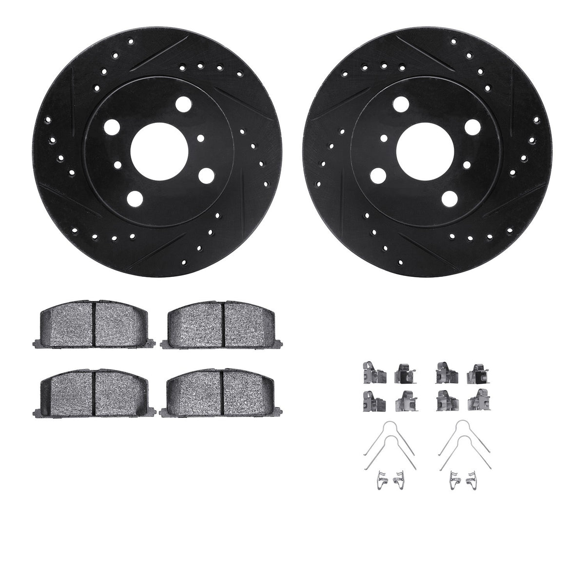 Dynamic Friction Company Disc Brake Kit 8512-76194