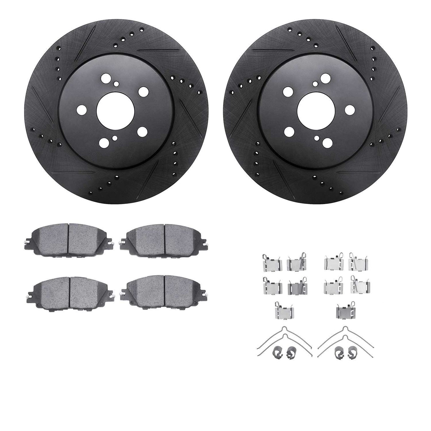 Dynamic Friction Company Disc Brake Kit 8512-76196