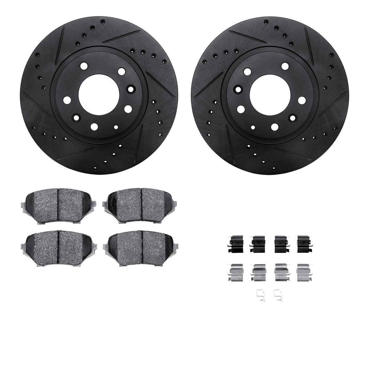 Dynamic Friction Company Disc Brake Kit 8512-80041