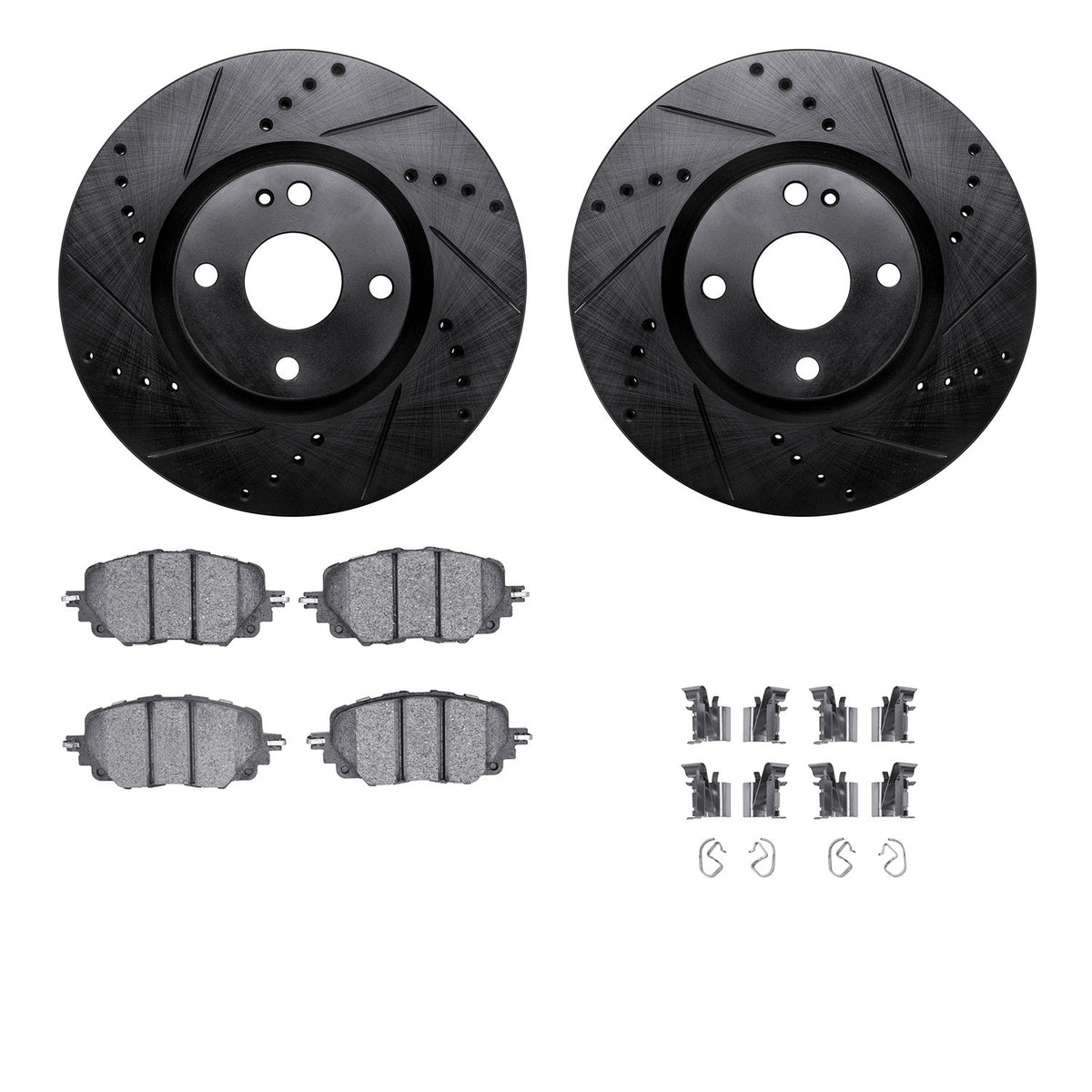 Dynamic Friction Company Disc Brake Kit 8512-80077