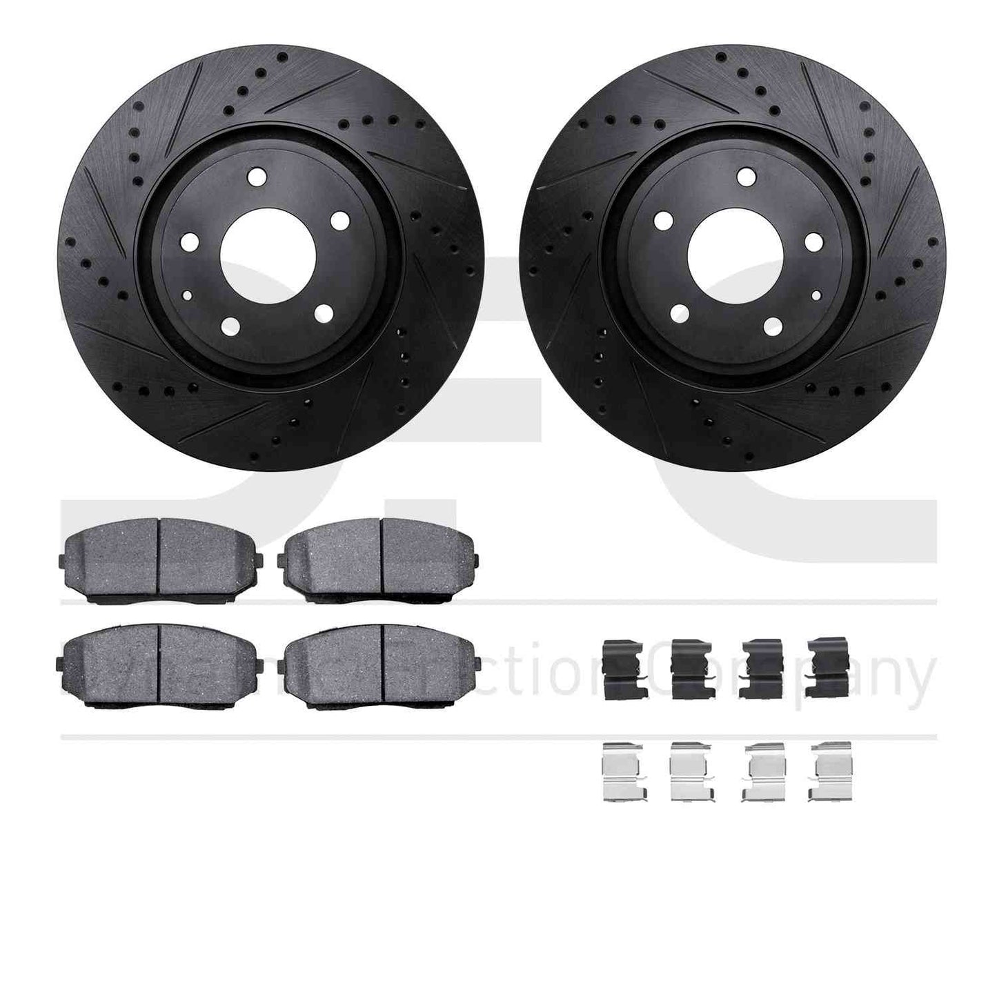 Dynamic Friction Company Disc Brake Kit 8512-80078