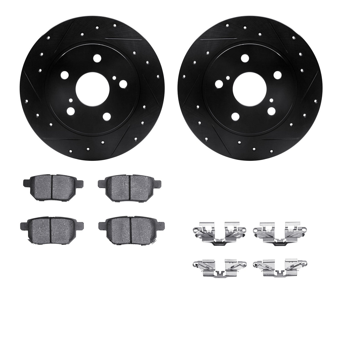 Dynamic Friction Company Disc Brake Kit 8512-91000