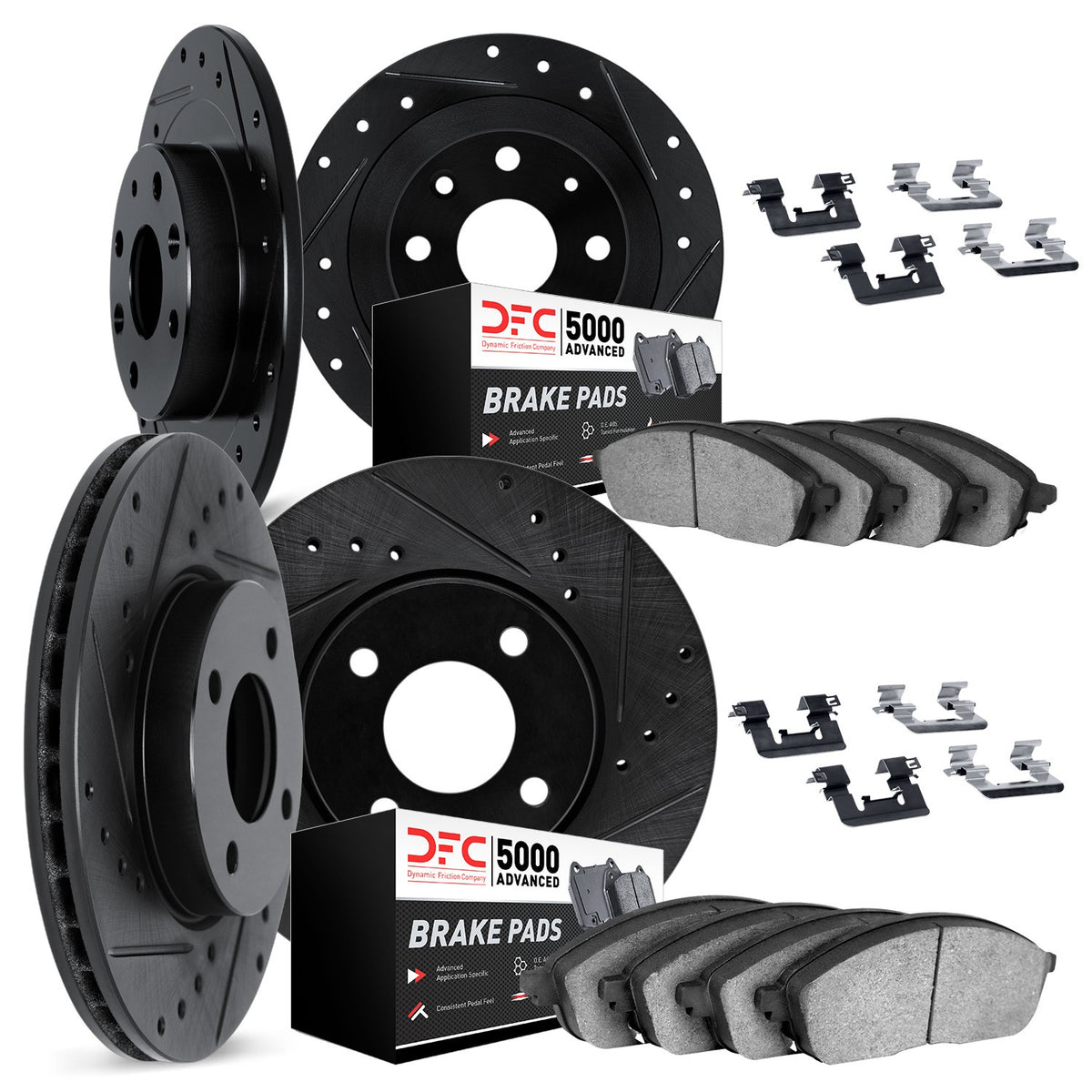 Dynamic Friction Company Disc Brake Kit 8514-74082