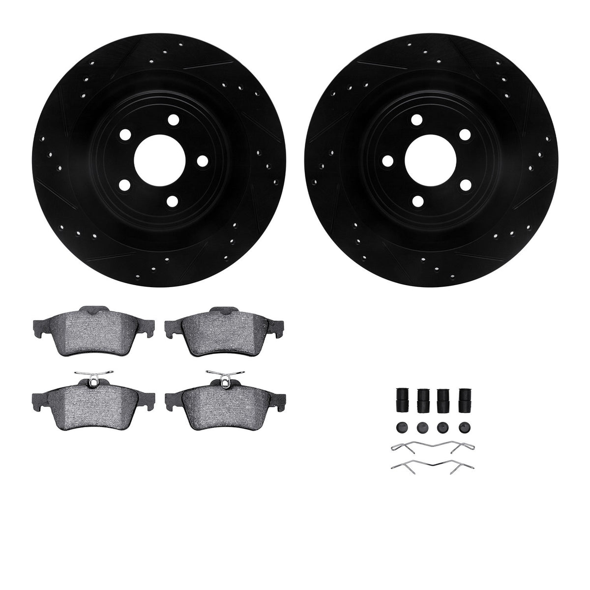 Dynamic Friction Company Disc Brake Kit 8612-20011