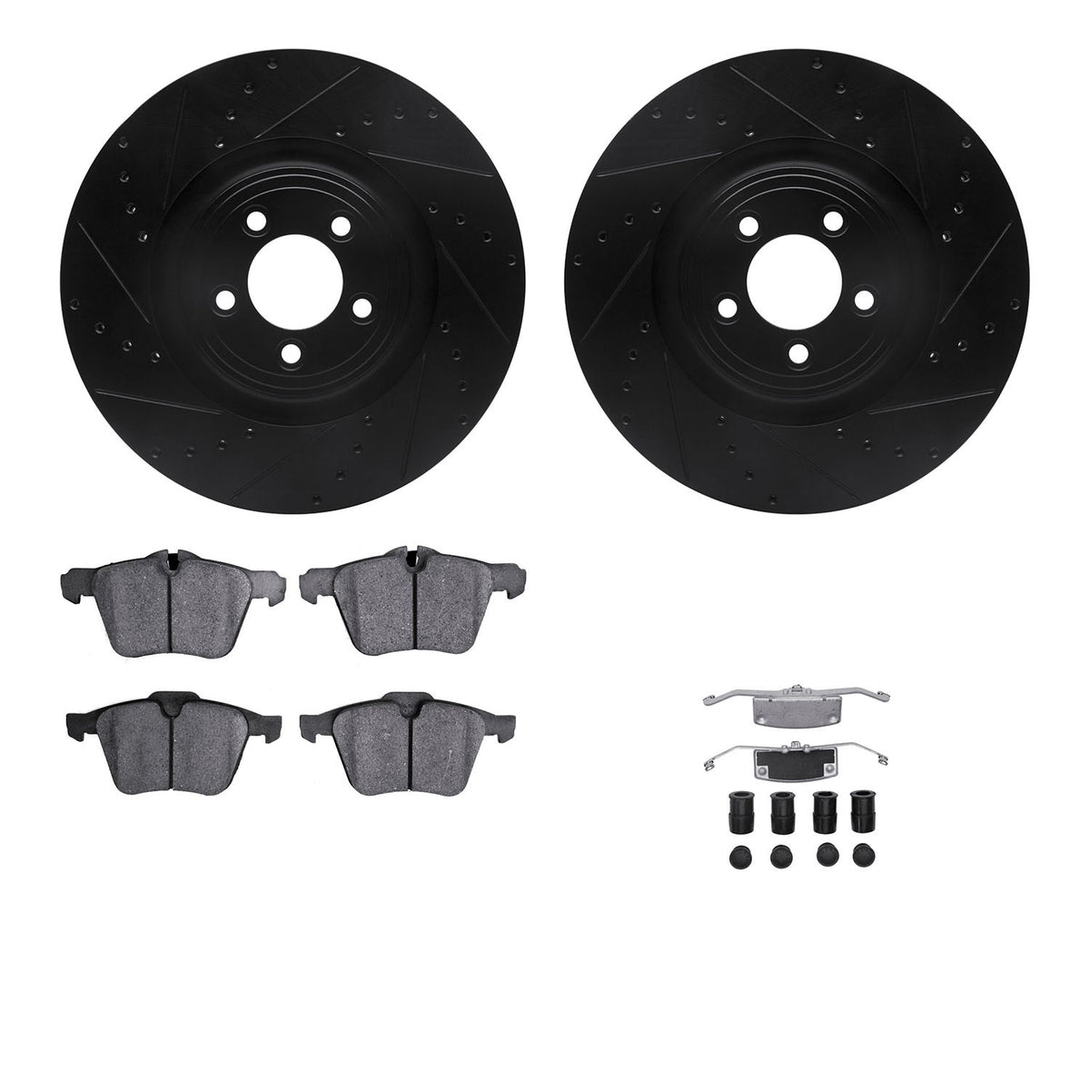 Dynamic Friction Company Disc Brake Kit 8612-20016