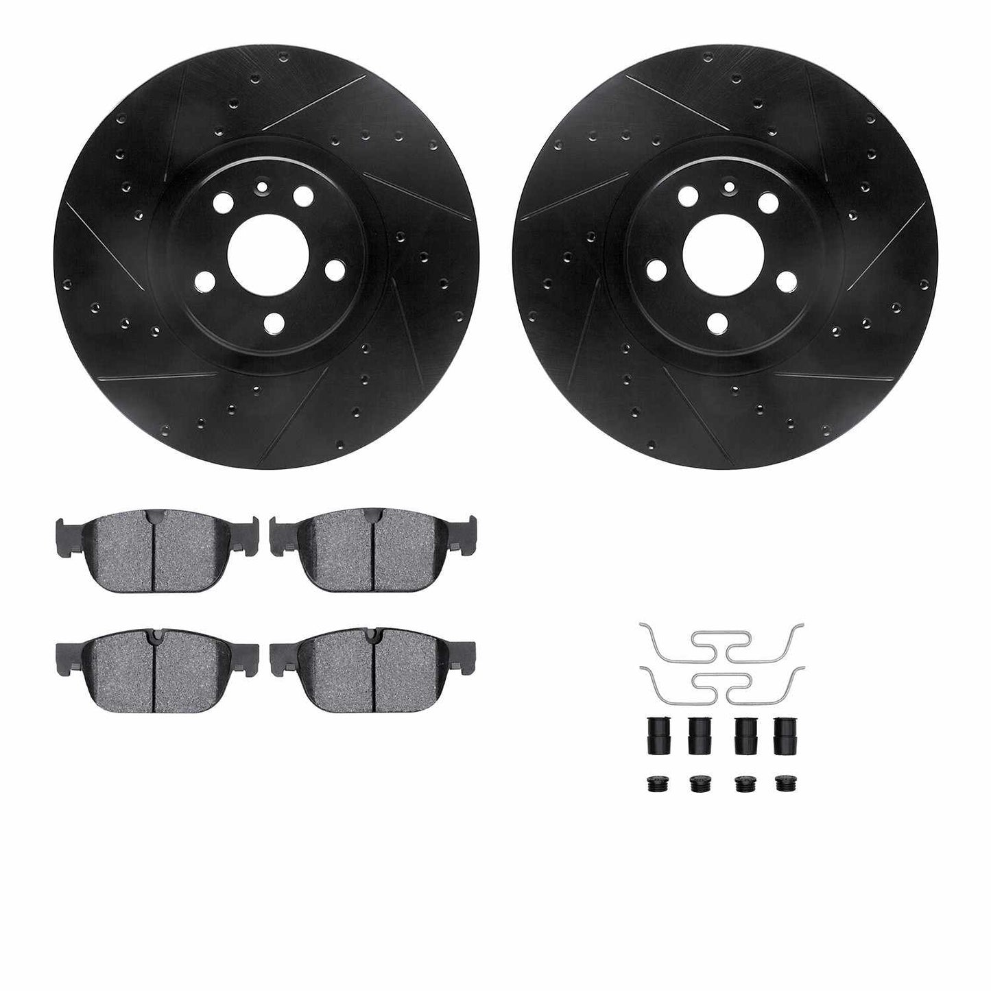Dynamic Friction Company Disc Brake Kit 8612-27050