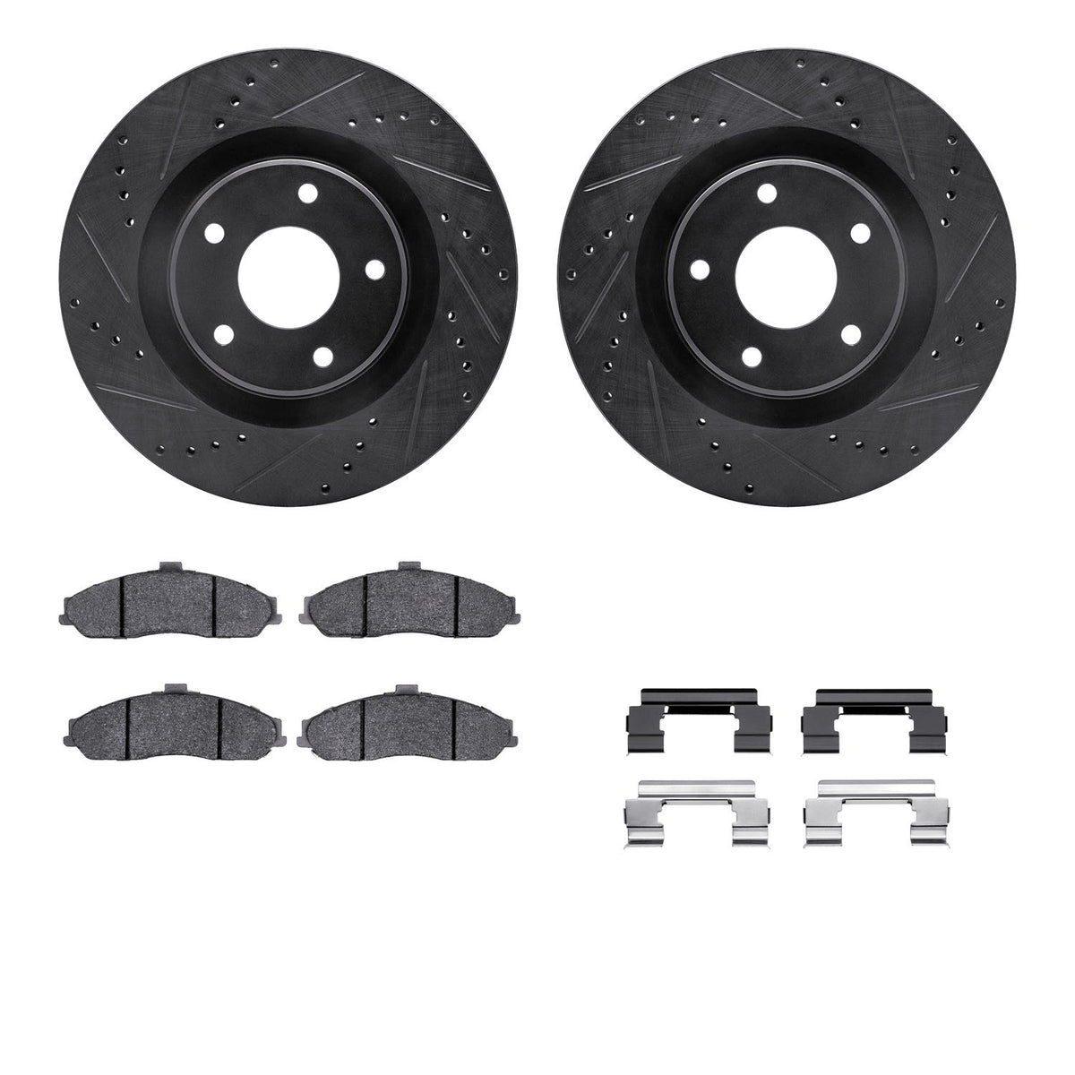 Dynamic Friction Company Disc Brake Kit 8612-46008