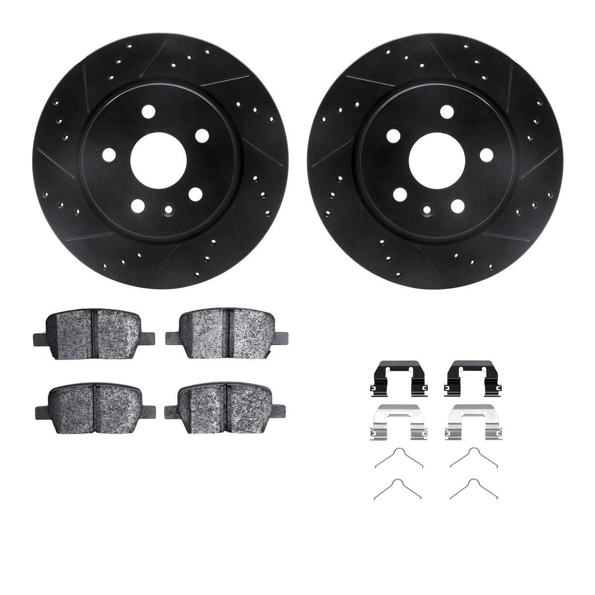Dynamic Friction Company Disc Brake Kit 8612-65018