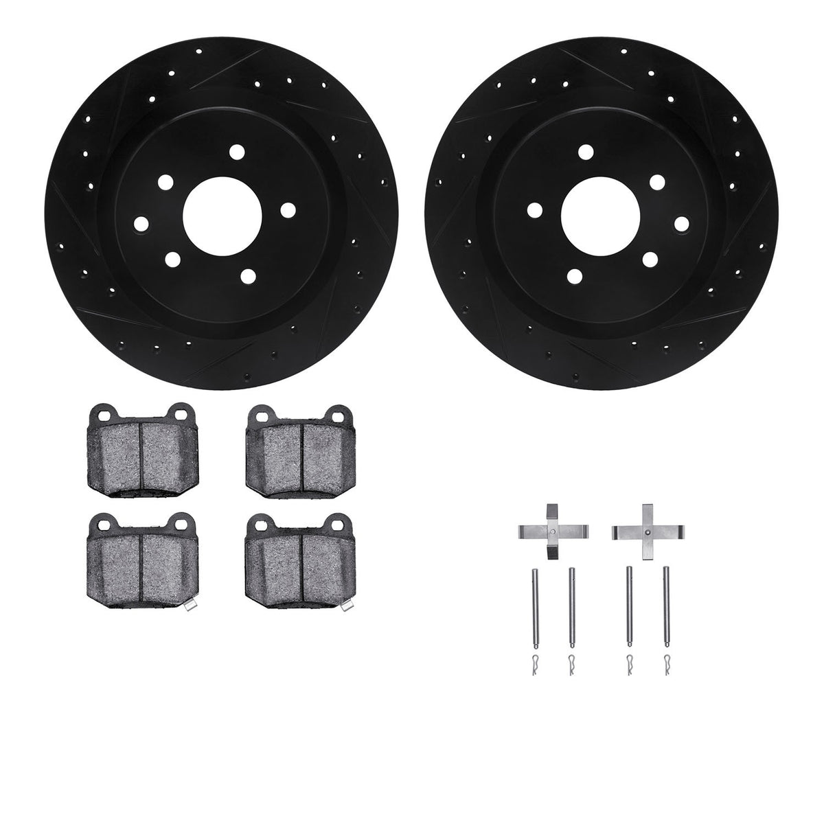 Dynamic Friction Company Disc Brake Kit 8612-68002