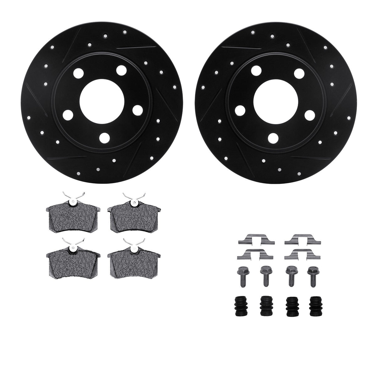 Dynamic Friction Company Disc Brake Kit 8612-73024
