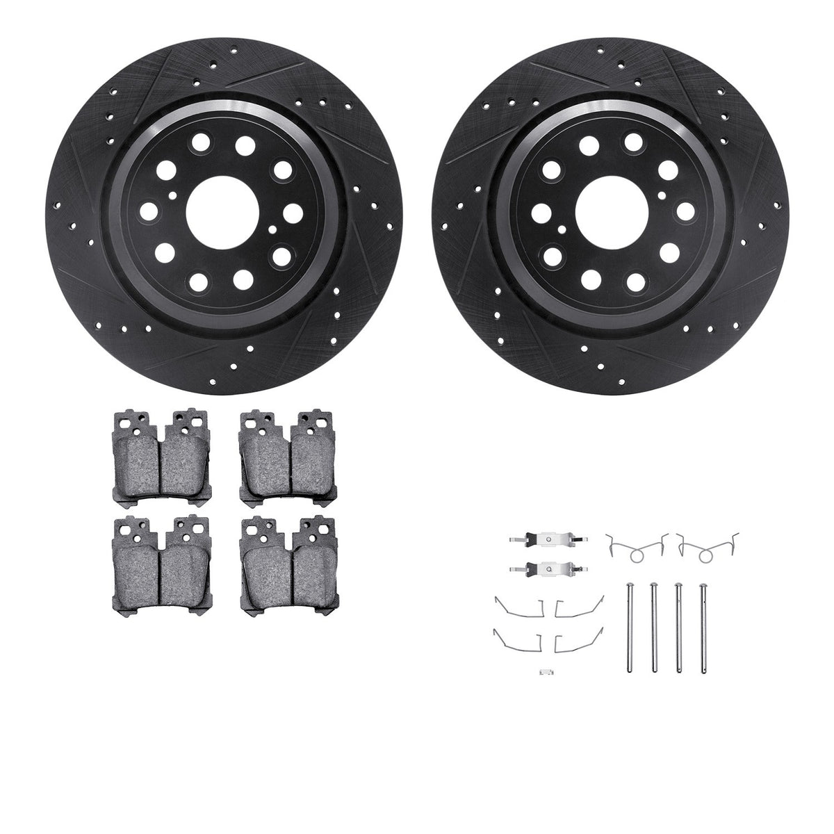 Dynamic Friction Company Disc Brake Kit 8612-75002