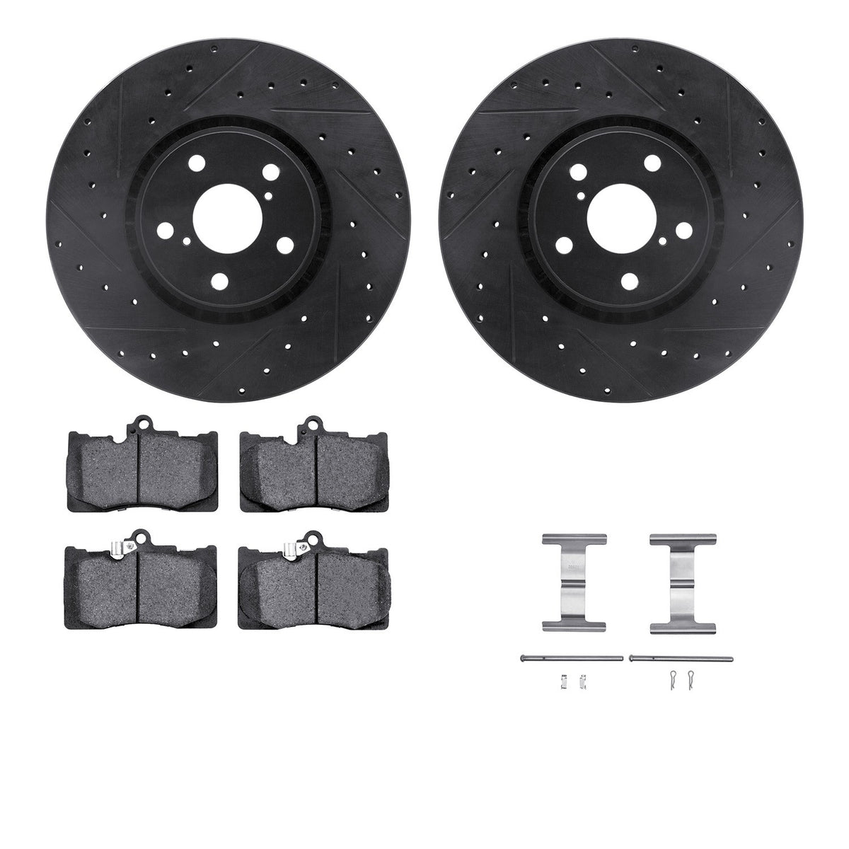 Dynamic Friction Company Disc Brake Kit 8612-75005