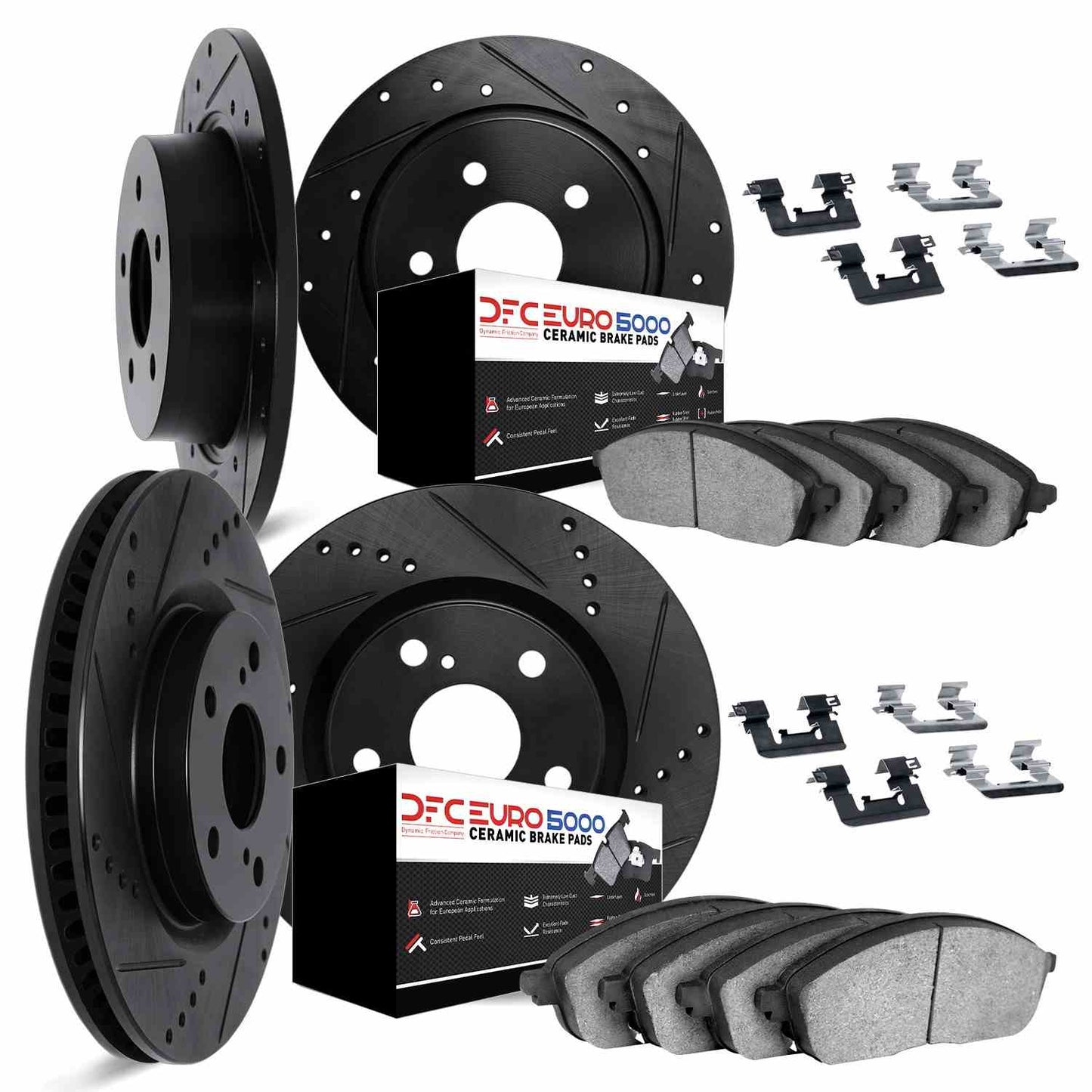 Dynamic Friction Company Disc Brake Kit 8614-45000