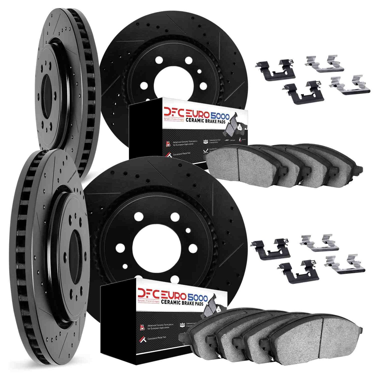 Dynamic Friction Company Disc Brake Kit 8614-48000
