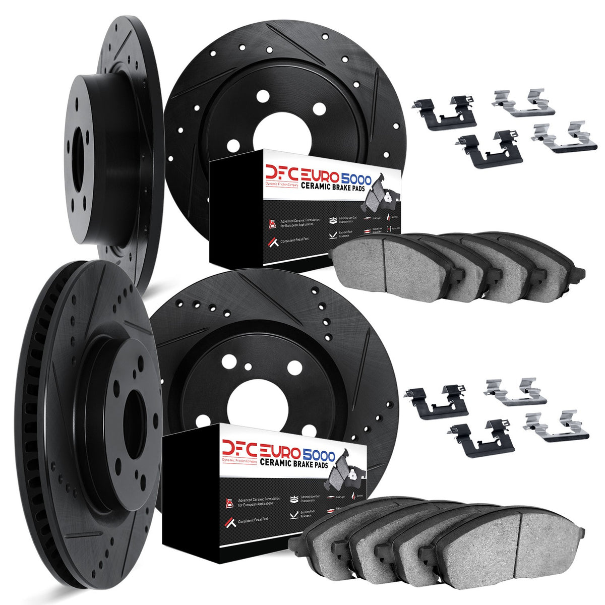 Dynamic Friction Company Disc Brake Kit 8614-74010