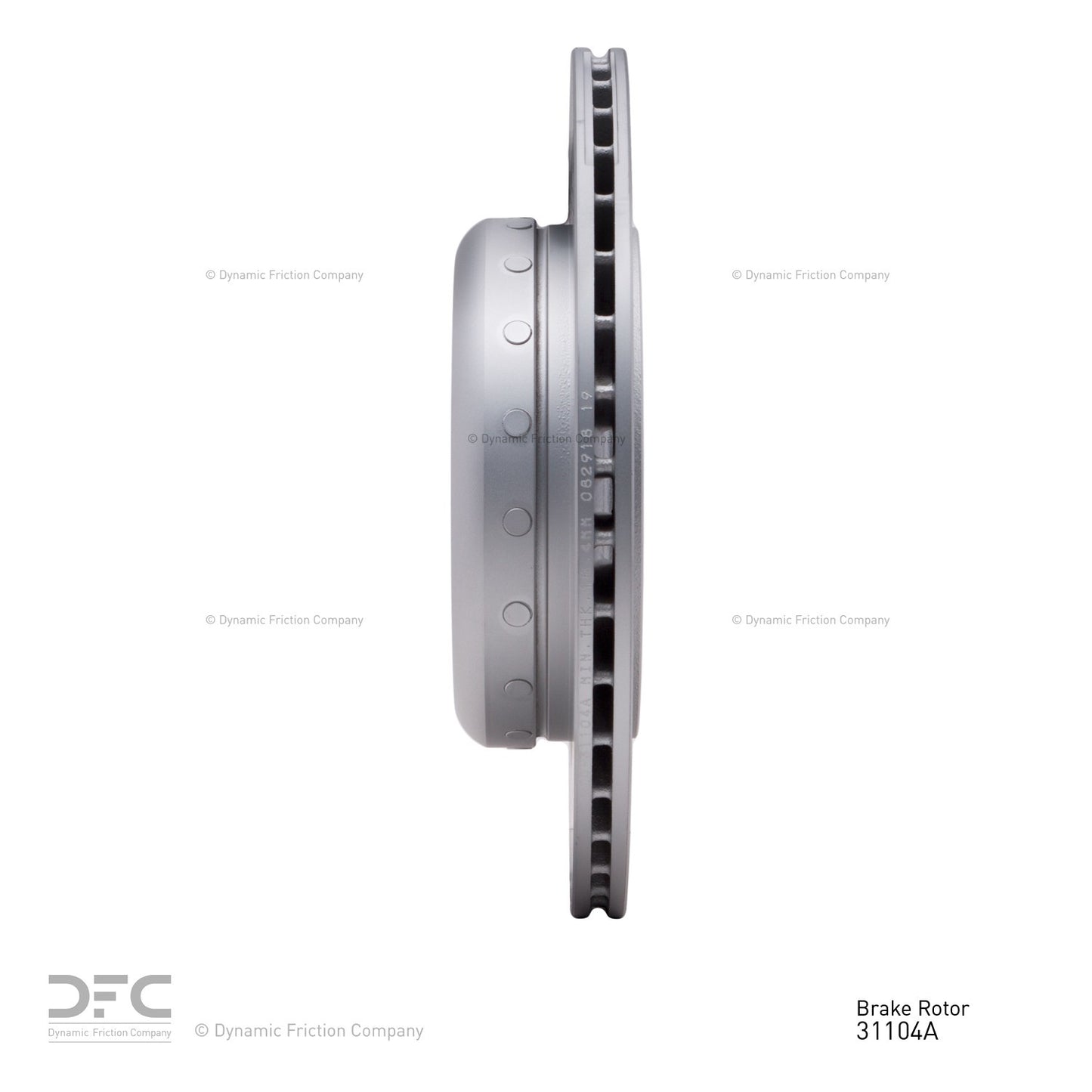 Dynamic Friction Company Disc Brake Rotor 900-31104A