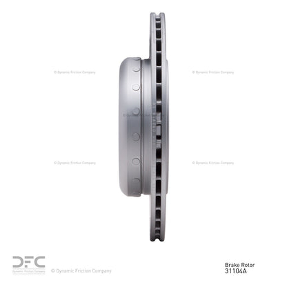 Dynamic Friction Company Disc Brake Rotor 900-31104A