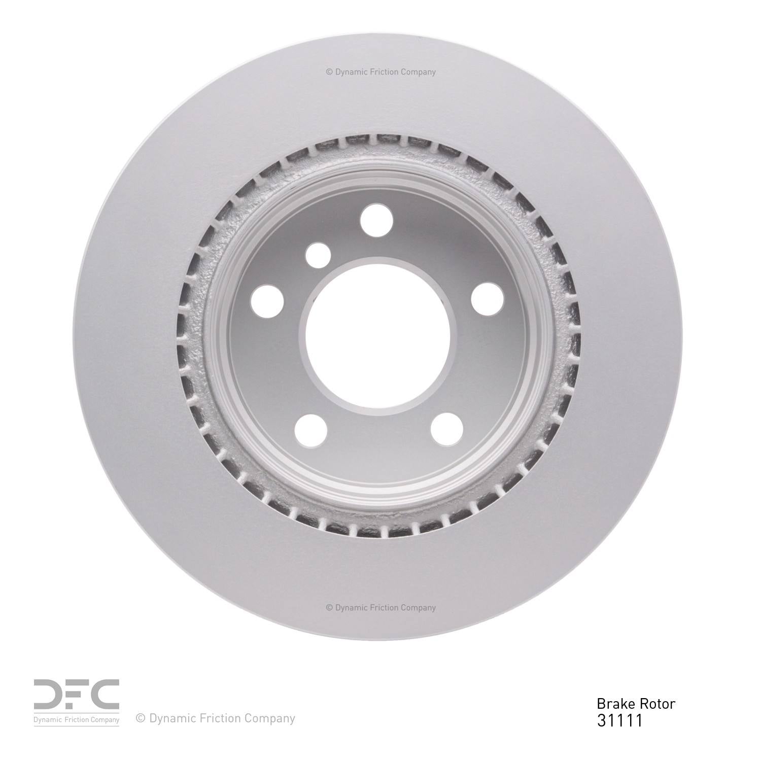 Dynamic Friction Company Disc Brake Rotor 900-31111