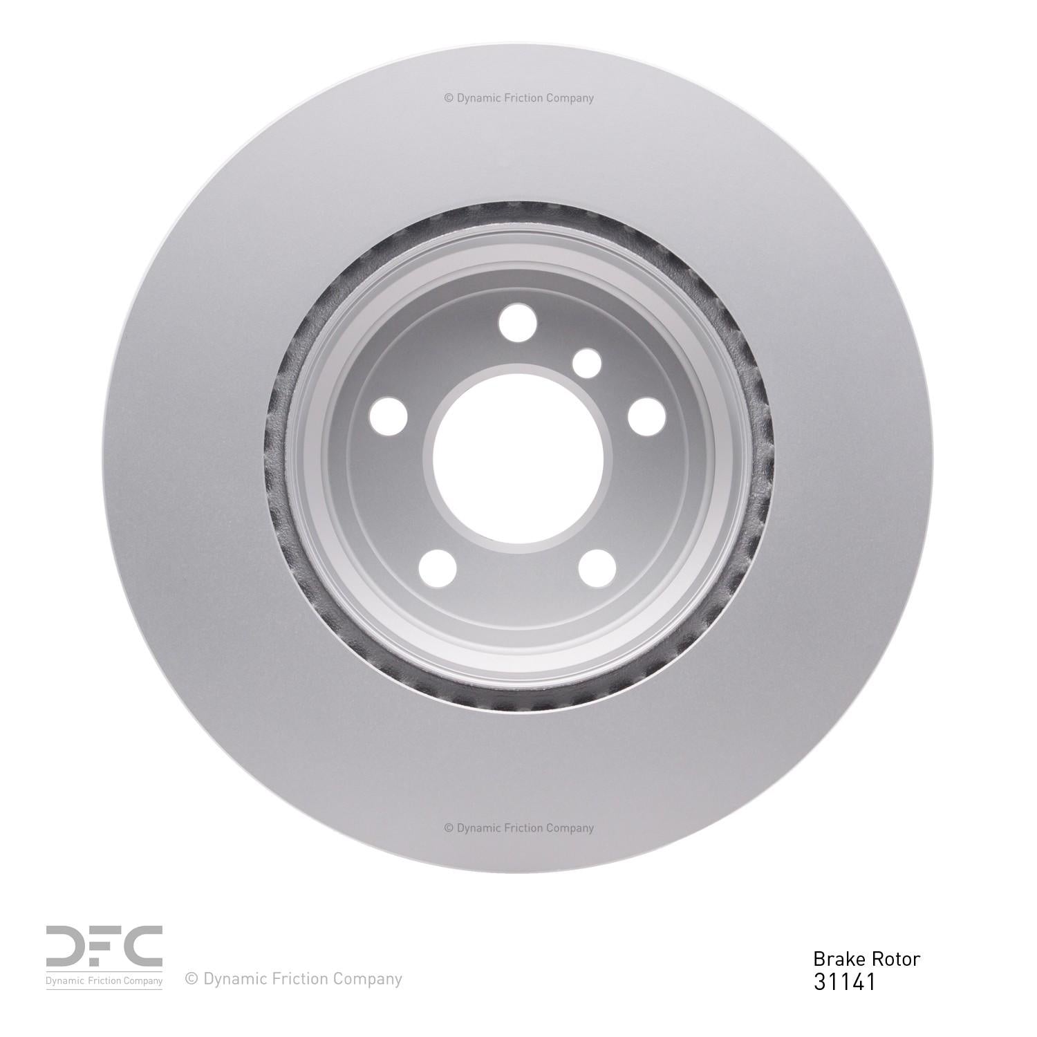 Dynamic Friction Company Disc Brake Rotor 900-31141