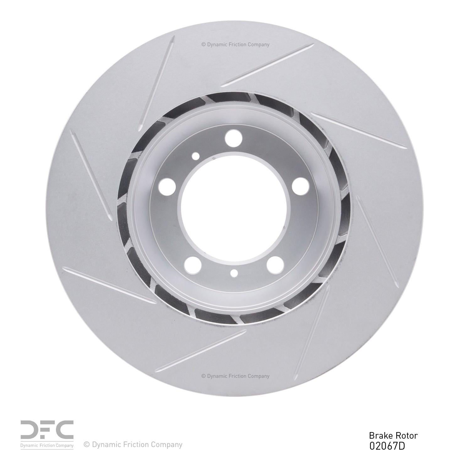 Dynamic Friction Company Disc Brake Rotor 910-02067D