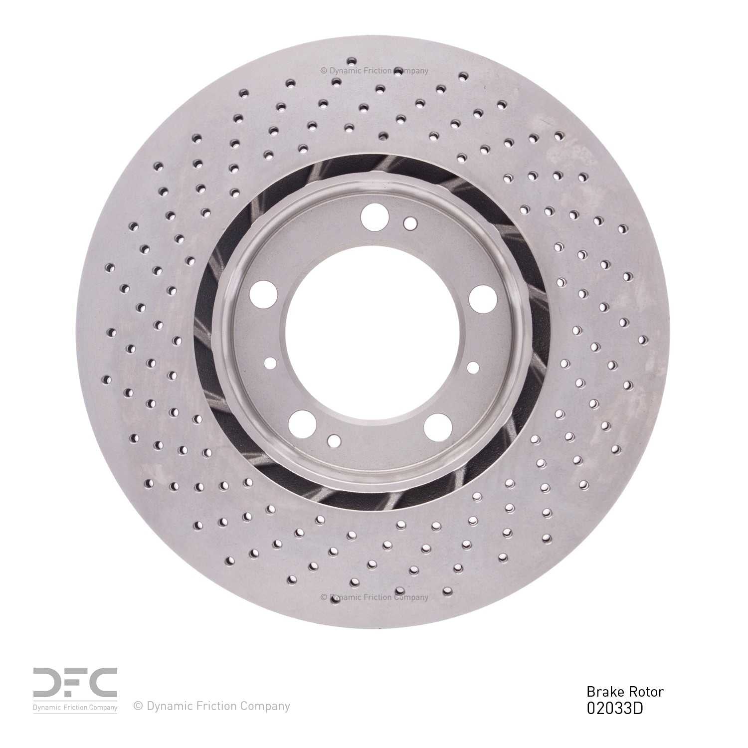 Dynamic Friction Company Disc Brake Rotor 920-02033D