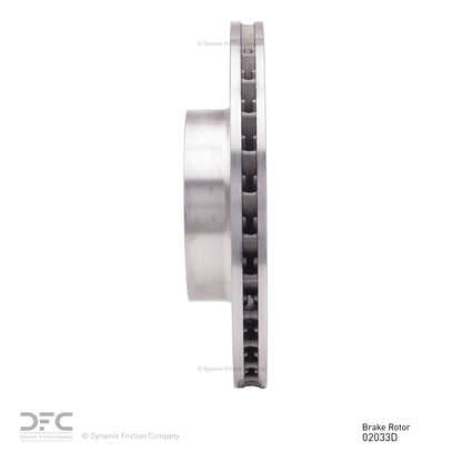 Dynamic Friction Company Disc Brake Rotor 920-02033D