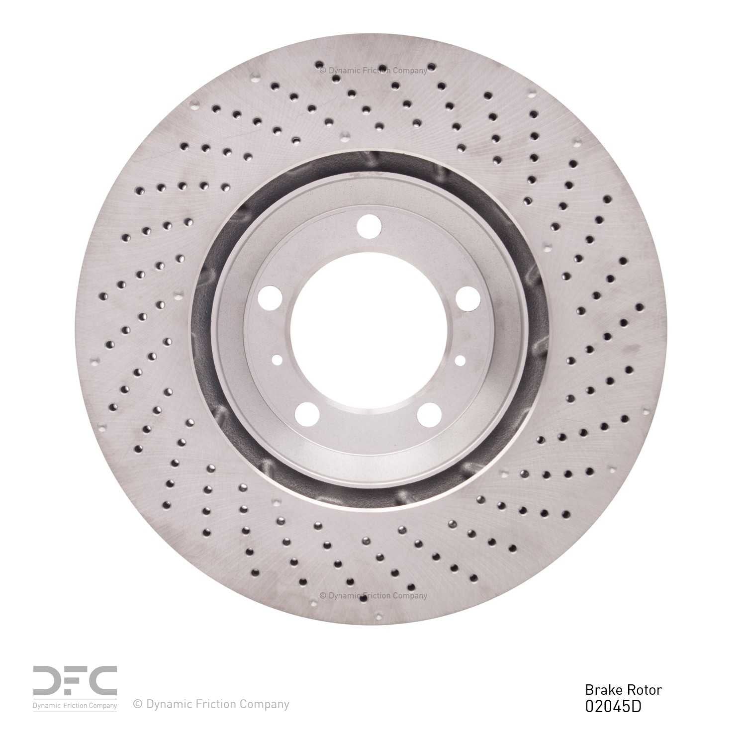 Dynamic Friction Company Disc Brake Rotor 920-02045D