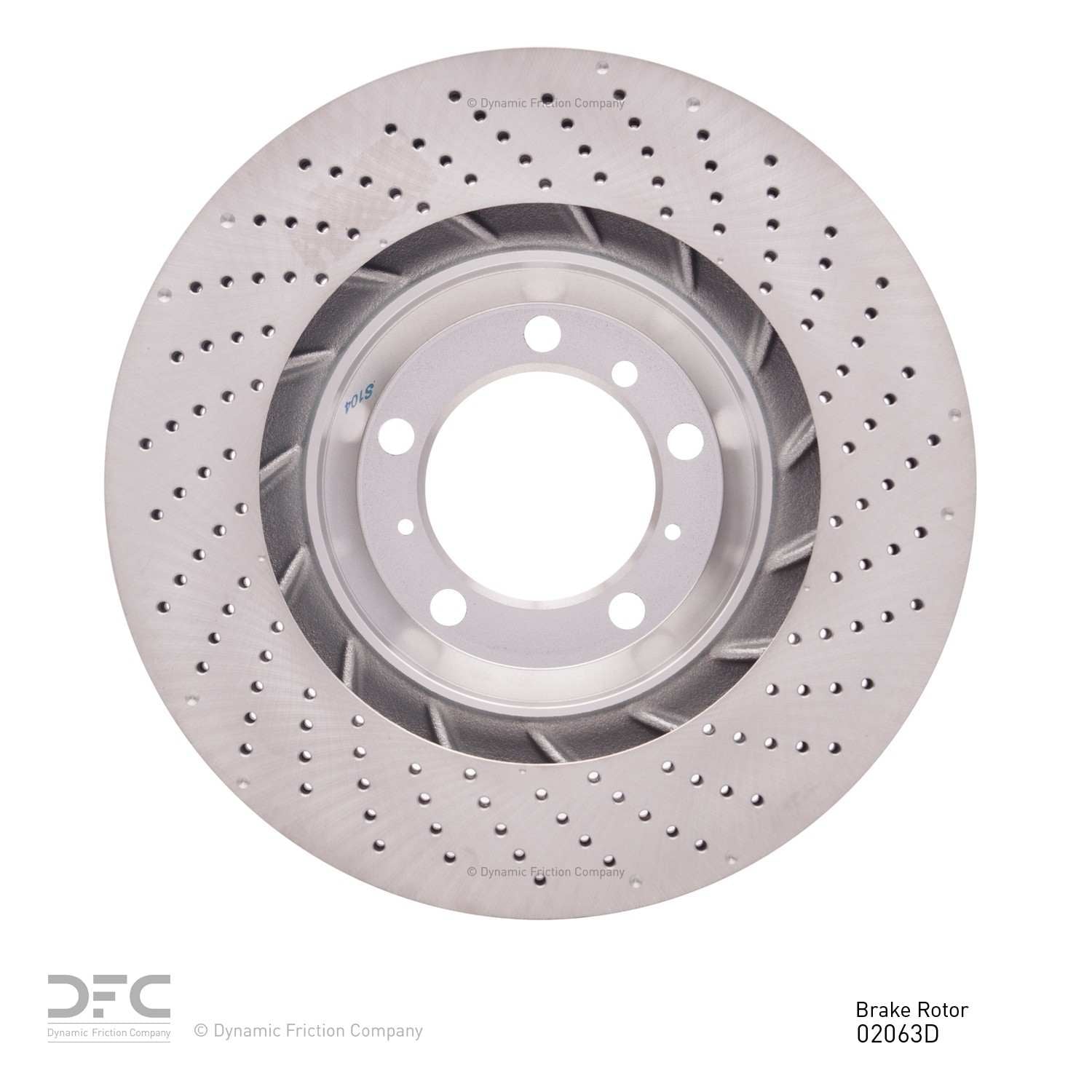 Dynamic Friction Company Disc Brake Rotor 920-02063D