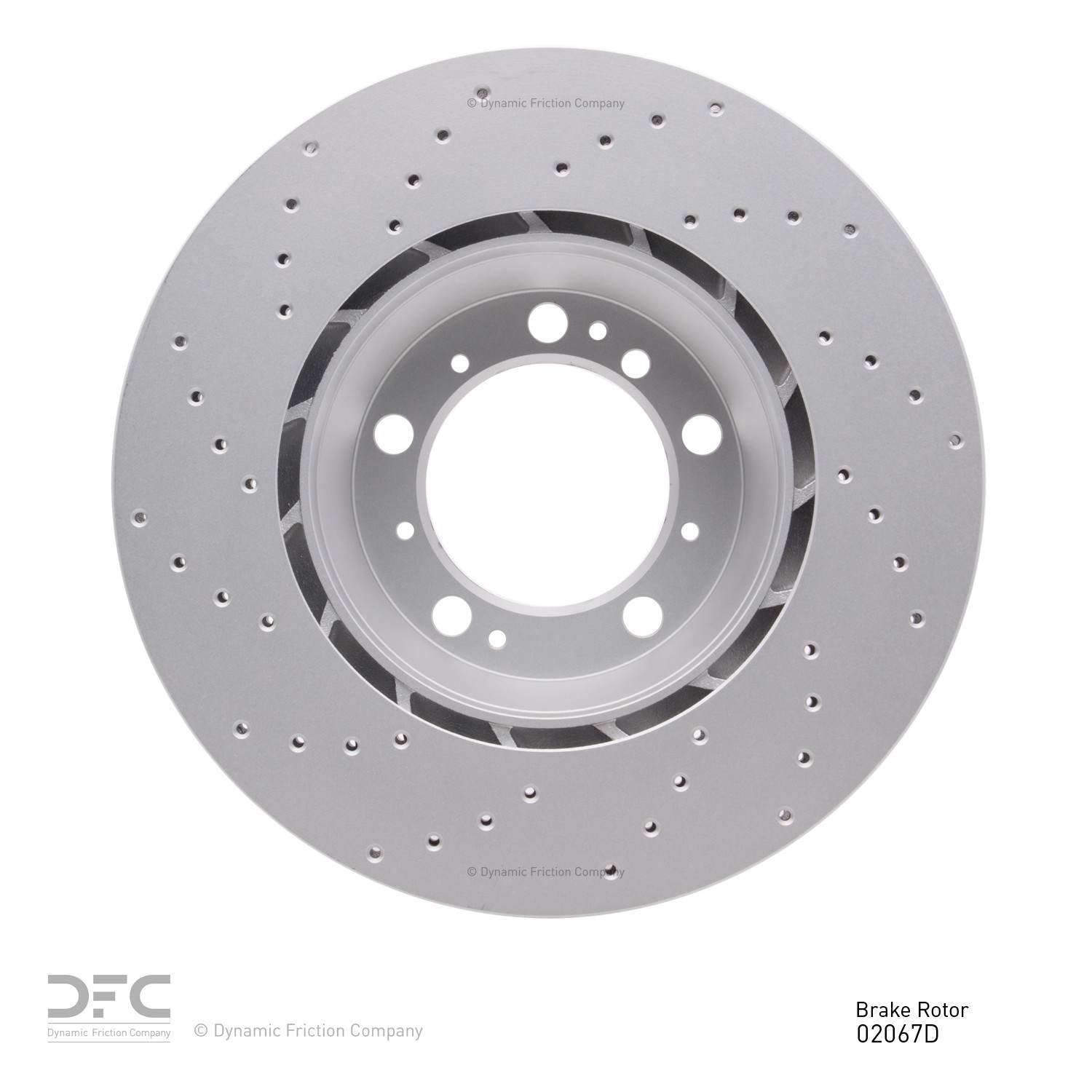 Dynamic Friction Company Disc Brake Rotor 920-02067D