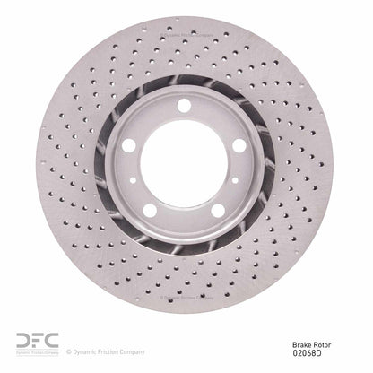 Dynamic Friction Company Disc Brake Rotor 920-02068D