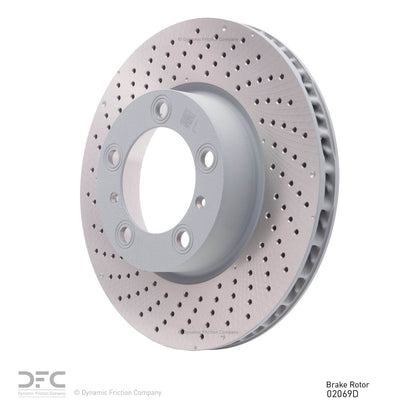 Dynamic Friction Company Disc Brake Rotor 920-02069D
