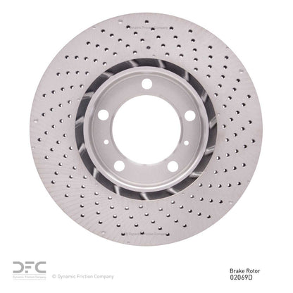 Dynamic Friction Company Disc Brake Rotor 920-02069D
