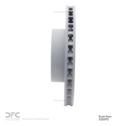 Dynamic Friction Company Disc Brake Rotor 920-02069D